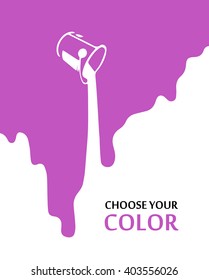 Choose your color logo, vector