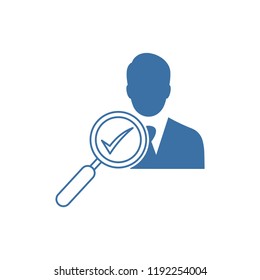 Choosing an artist. Vector icon.