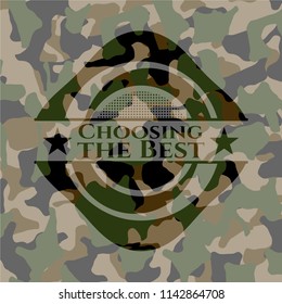 Choosing the Best on camouflage pattern