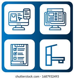 choosing simple icons set. Contains such icons as Choose, Task list, List, Tap, can be used for web, mobile and logo