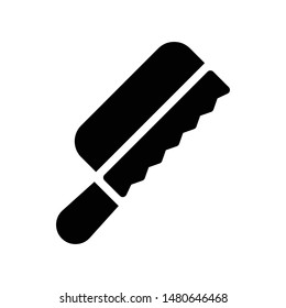 chop glyph flat vector icon