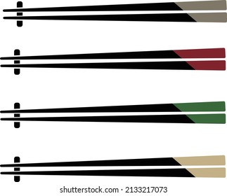 chop sticks  Japanese style set