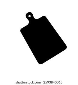 Choping board  silhouette vector icon sign symbol illustration design.