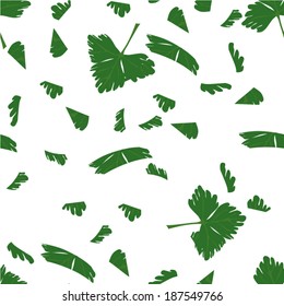 Chopped Parsley Seamless Pattern 