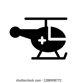 chopper glyph icon