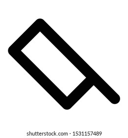 Chopper icon in outline style