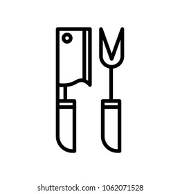 chopper icon vector