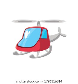 chopper, kids toy on white background vector illustration design