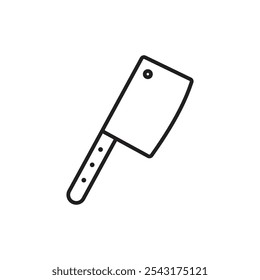 Chopper knife icon. simple vecor icon.