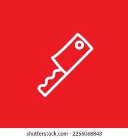 Icono de línea de helicóptero, plantilla de recursos gráficos, ilustración vectorial.