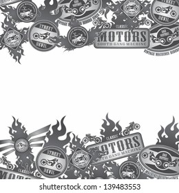 chopper motor label blank middle