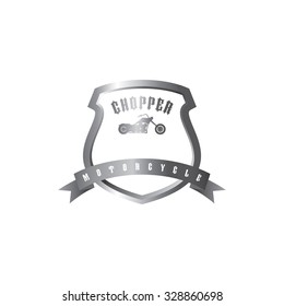 chopper motorbike - shield theme