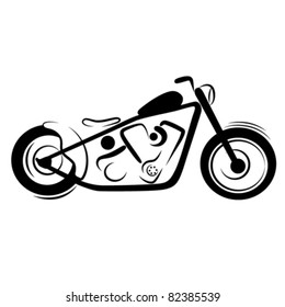 chopper motorcycle