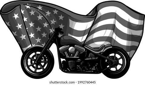 アメリカンバイク イラスト の画像 写真素材 ベクター画像 Shutterstock