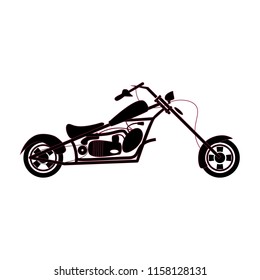 Chopper (motorcycle) bobber