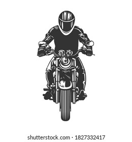 motorcycle helmets front view vector