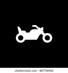 Chopper motorcycle icon