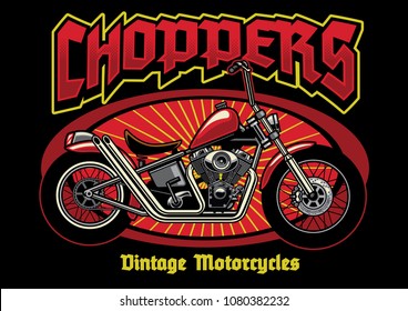 chopper motorcycle vintage