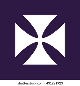 Choppers cross icon . Vector illustration