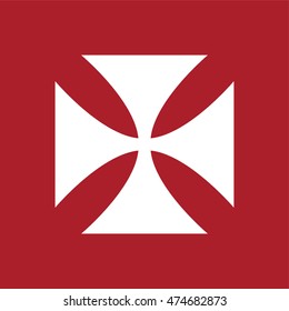 Choppers cross icon . Vector illustration