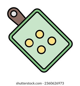 Chopping Board Icon Design For Personal And Commercial Use.