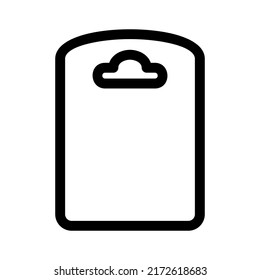 chopping board icon or logo isolated sign symbol vector illustration - high quality black style vector icons
