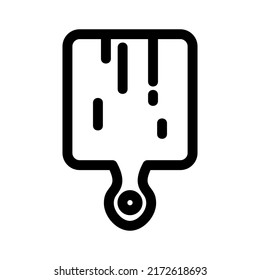 chopping board icon or logo isolated sign symbol vector illustration - high quality black style vector icons
