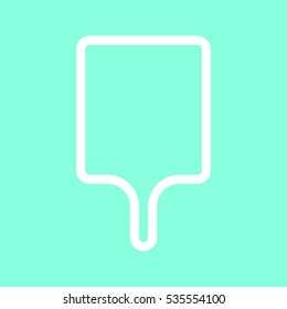 Chopping board icon in trendy flat style isolated on grey background. Kitchen symbol for your design, logo, UI. Vector illustration, EPS10.