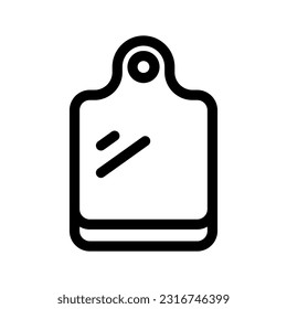 Ilustración de diseño del símbolo del vector de la placa de corte