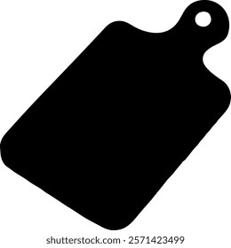 Chopping board silhouette vector icon sign symbol illustration design.
