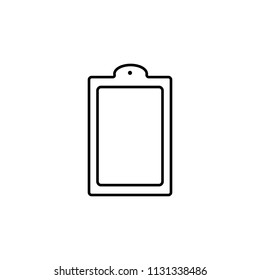 chopping board simple line icon