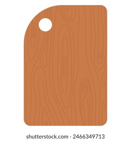 Chopping board vector cartoon illustration isolated on a white background.