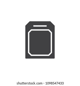 Chopping board vector icon. filled flat sign for mobile concept and web design. Cutting board simple solid icon. Symbol, logo illustration. Pixel perfect vector graphics