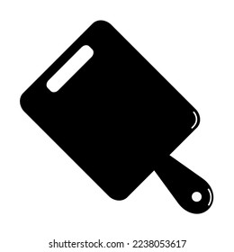 icono vectorial de tablero de corte aislado en fondo blanco, ilustración vectorial, utensilios de cocina