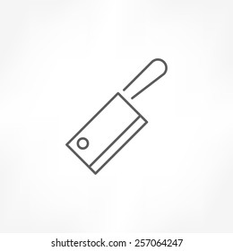chopping knife icon