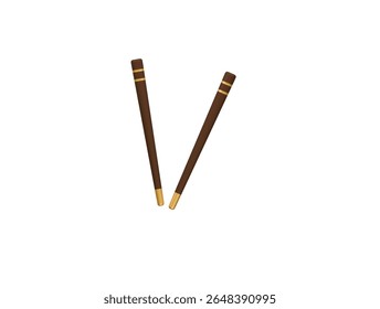 ícone chopstick renderização de ilustração 3d