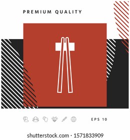 Chopstick icon - elements for your design