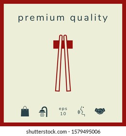 Chopstick icon - elements for your design