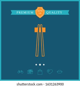 Chopstick icon - elements for your design