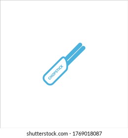 chopstick icon flat vector logo design trendy illustration signage symbol graphic simple