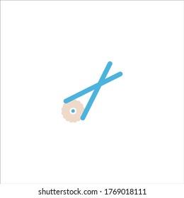 chopstick icon flat vector logo design trendy illustration signage symbol graphic simple