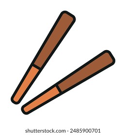 Chopstick icon vector design templates simple and modern