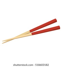 chopstick japanese isolated icon