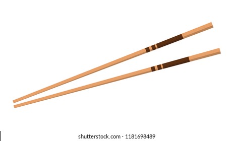 Chopsticks Cartoon. Symbol.