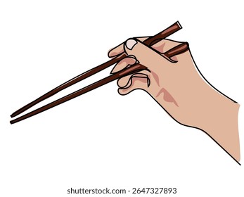 Retalhos em linha contínua desenhando em um fundo branco.