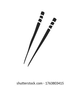 chopsticks doodle icon, vector illustration