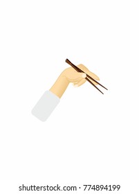 Chopsticks in hand