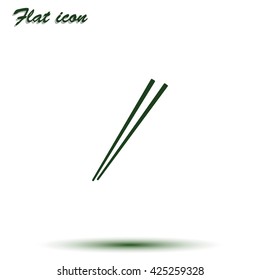 Chopsticks icon. 