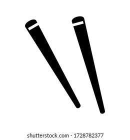 chopsticks icon or logo isolated sign symbol vector illustration - high quality black style vector icons
