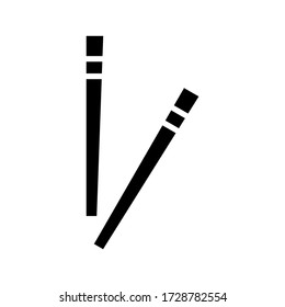 chopsticks icon or logo isolated sign symbol vector illustration - high quality black style vector icons
